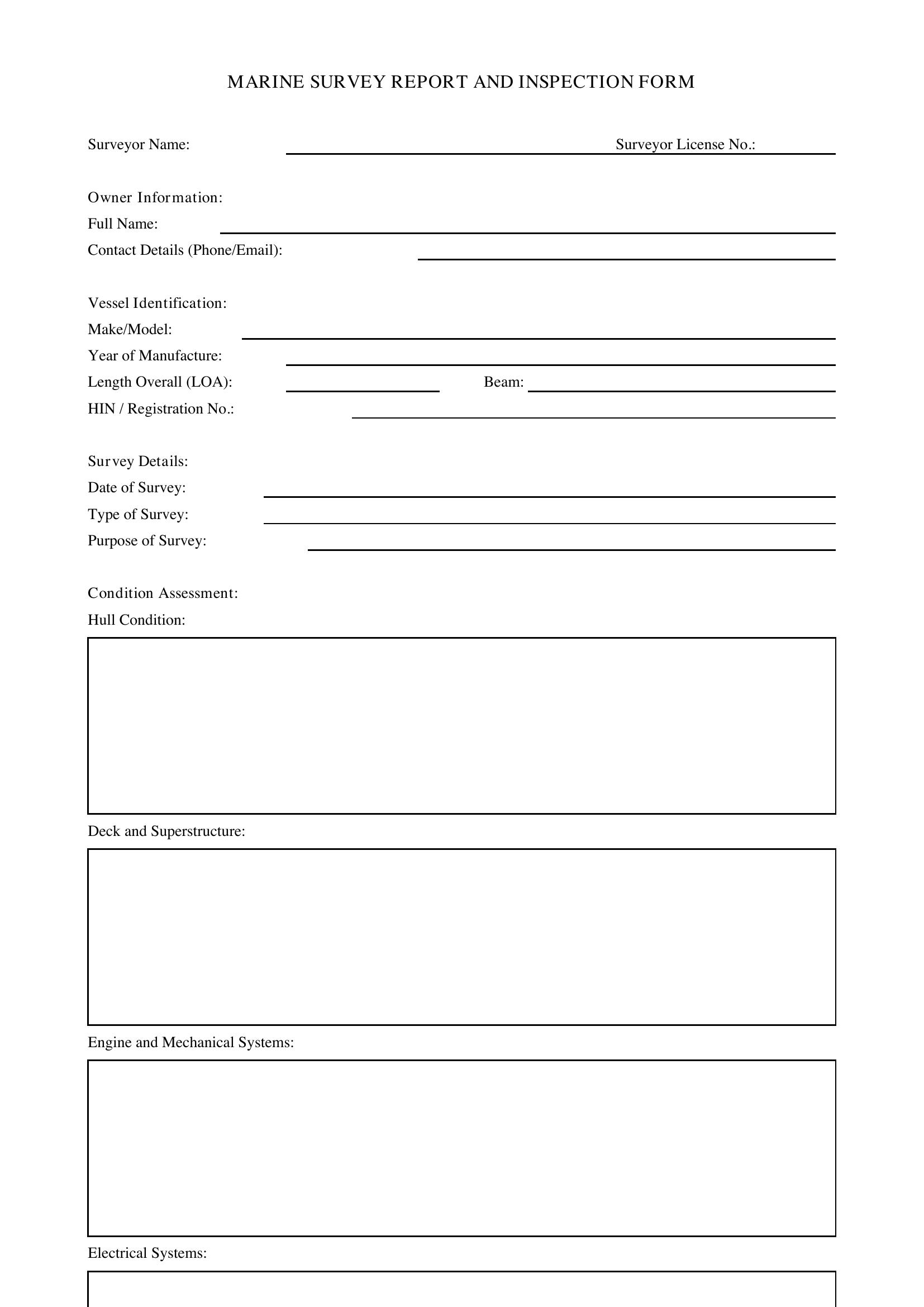 Survey Form Template - Australia